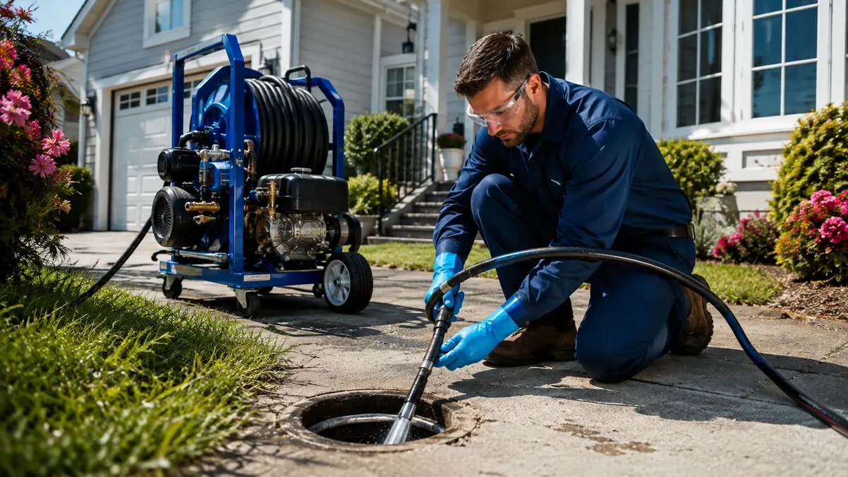 Residential Hydro Jet Drain Cleaning in San Pablo