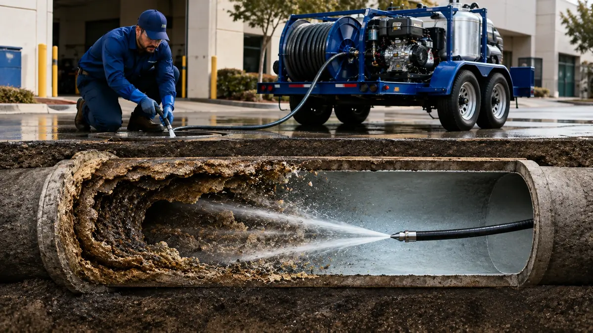 Sewer Pipe Descaling in San Pablo